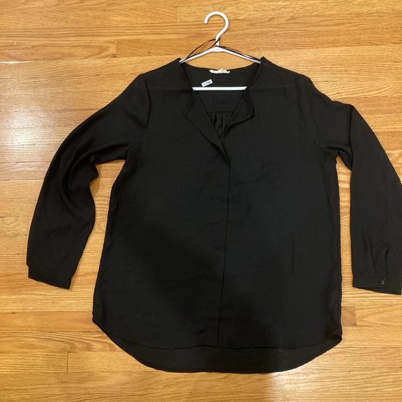Black long-sleeve top - Picture 2 of 7